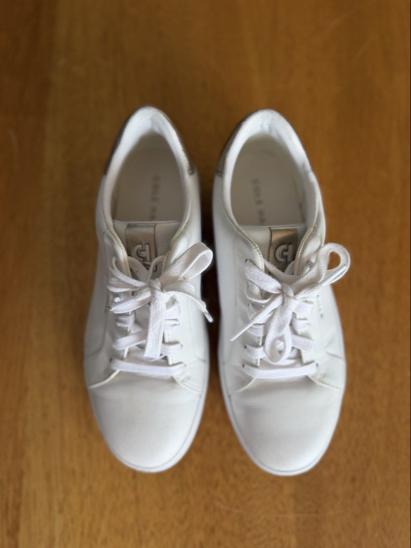 Cole Haan Platform Sneakers Rose Gold (Category: Sneakers) located in Pasig City. Submitted by smayc_21 (Listing ID 1442799241, Image 2). Description: -Barely used. -Excellent condition -Bought in the USA. -Size 7.5.