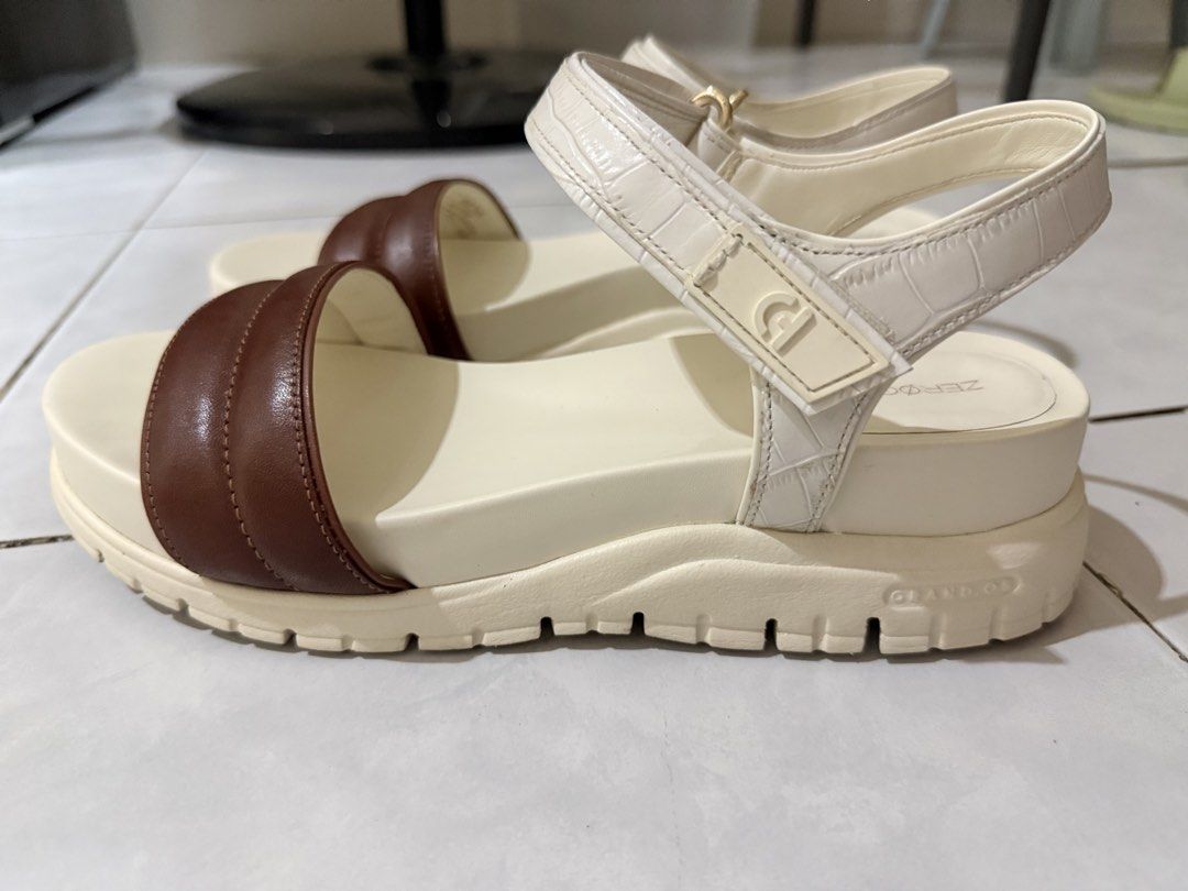 Cole Haan Zerogrand Ankle Strap Sandals (Category: Flats & Sandals) located in Davao. Submitted by teejaee (Listing ID 1442771608, Image 2). Description: • Size: 37 • good as new - worn only twice • no noticeable scratches or flaws • super comfy and easy to clean • rfs: decluttering ❕ price is negotiable but no lowball offers please:> .