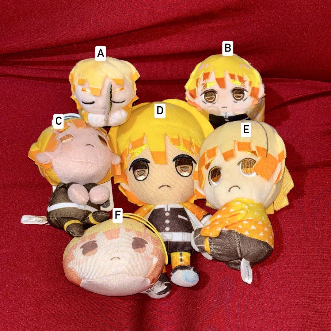 Demon Slayer Agatsuma Zenitsu Plush Charm - check description (Category: Plushies & Soft Toys) located in Bulacan. Submitted by magunaa (Listing ID 1368288391, Image 1). Description: .🌱 ݁˖ 𝐎𝐍 𝐇𝐀𝐍𝐃 ꕀ demon slayer items A 150 B 200 C 150 D 130 E 230 F 90 ⤷ comment “m/mine” to secure ⤷ payment within 1-2 days after invoice (pwedeng dp, basta magsabi po) ⤷ no cancellation once invoice is sent ⤷ pa-ipon items are allowed as long as they’re paid
