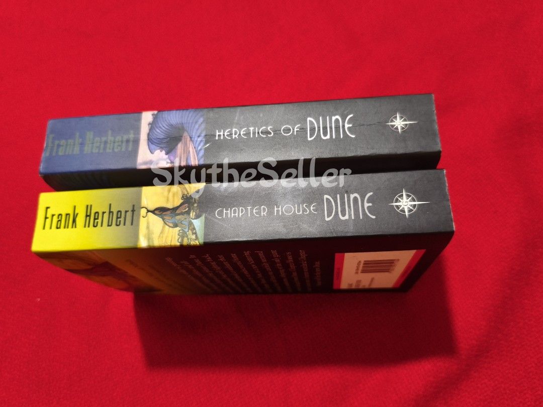 Dune: Chapterhouse & Heretics of Dune (Category: Storybooks) located in Quezon City. Submitted by skysnewandprelovedstuff (Listing ID 1442860200, Image 3). Description: 📌📍PLEASE READ📍📌 Any KNOWN flaws are stated or shown in the pics Most Items have been kept in Storage for a long time Reservation is only possible for Bulk Buying or the Plushie items (50% down-payment_Non-refundable) Please Manage your expectations for the Items, even the bran