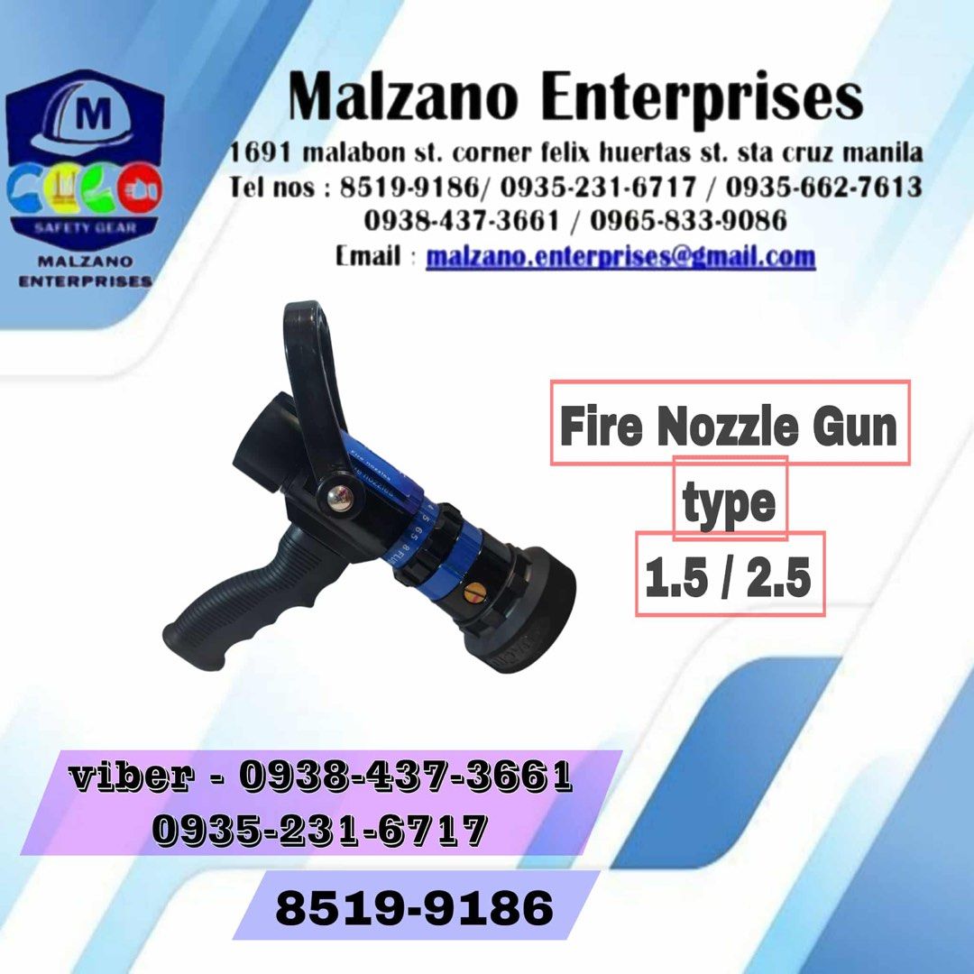 Fire nozzle pistol/gun type (Category: Looking For) located in Naic. Submitted by strongfigt25846 (Listing ID 1442733724, Image 1). Description: WE SUPPLY PPE FROM HEAD TO FOOT And the ff. Items -FIRE FIGTING EQUIPMENT -MEDICAL SUPPLIES -BARRIERS, CONE’S,EARLY WARNING DEVICE -EMERGENCY AND RESCUE -TRASHBINS FREE DELIVERY WITHIN MANILA! We discount for the bulk We do shipping nationwide.