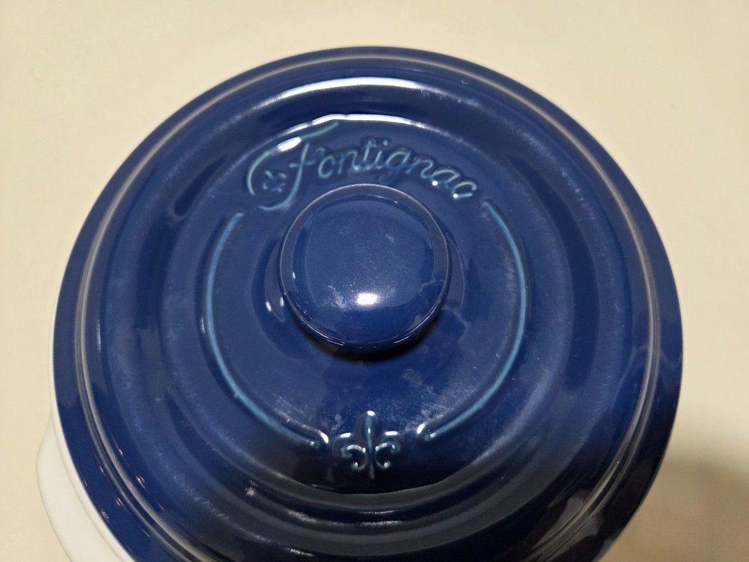 Fontignac Blue Ceramic Casserole Pot477732711653058564