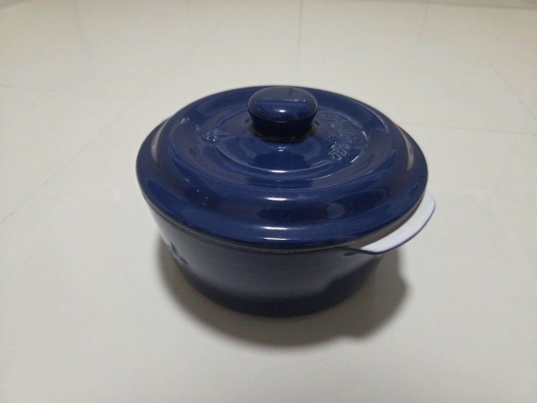 Fontignac Blue Ceramic Casserole Pot477732711653058563