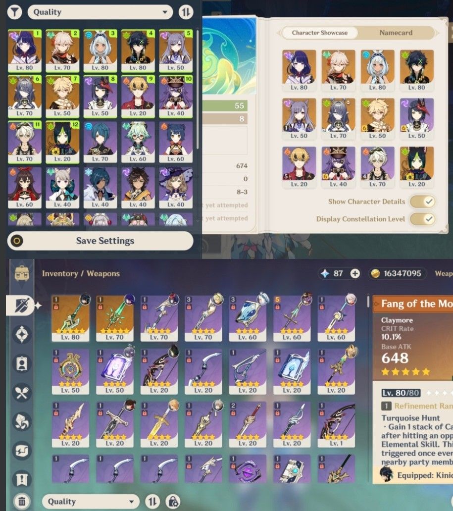 Genshin account (Category: Others) located in Cabanatuan. Submitted by zeroshopp (Listing ID 1442888170, Image 1). Description: .
