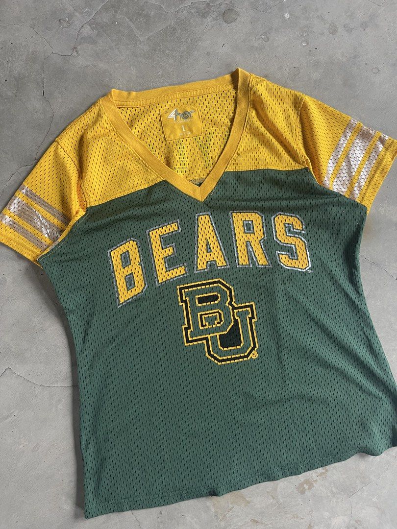 Gill Baylor University bears mesh jersey (Category: Others Tops) located in Cabuyao City. Submitted by jam_mandilag (Listing ID 1442833530, Image 2). Description: Width:20 Length:26 Tag:4her Size: large womens Color Rate: 8.5/10 Condition: 8.5/10 Issue: posted on last picture Mode of payment: Gcash Mode of shipping: J&T and lalamove For more information kindly click the “send message button” and other details of the item. Location: cabuyao laguna