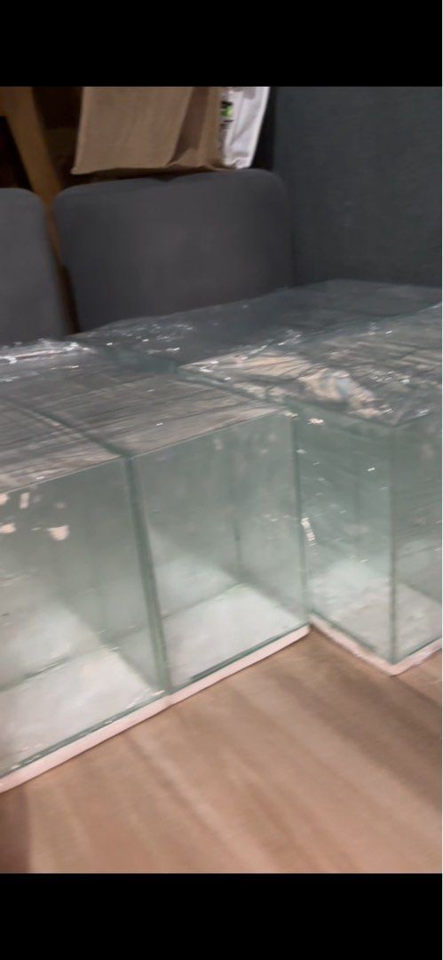 Glass Aquarium Tanks for Fish or Betta (Category: Homes & Other Pet Accessories) located in Manila. Submitted by namartiriv06966 (Listing ID 1442762110, Image 1). Description: - Stackable glass aquarium tanks - Ideal for small fish like bettas or breeding - Individually wrapped for protection - Can be used separately or stacked - Pick up only - Message for more details/photos 4x6x8.