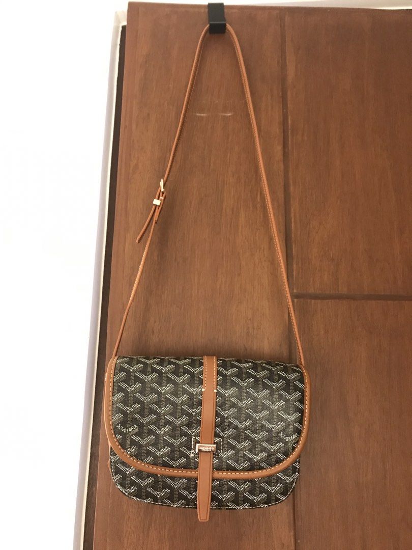 Goyard Shoulder Bag (Category: Luxury Bags & Wallets) located in Quezon City. Submitted by shop_outlet (Listing ID 1442866321, Image 1). Description: - Classic Goyard shoulder bag - Features iconic all-over print - Tan leather trim and adjustable strap - Secure buckle closure on front flap - Ideal for everyday use - A timeless fashion statement.