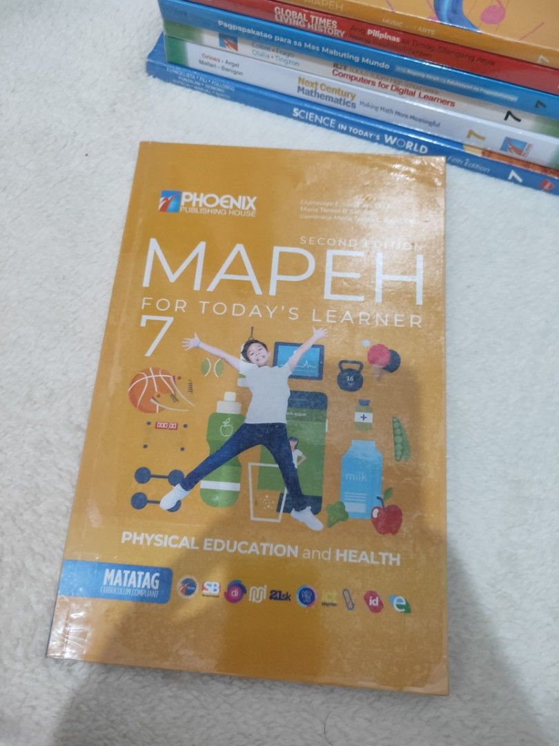 grade 7 mapeh books (Category: Textbooks) located in Las Pinas. Submitted by glamdustph (Listing ID 1442768153, Image 2). Description: like new 2 pages lang may answers (music and arts) plus sf thank you.