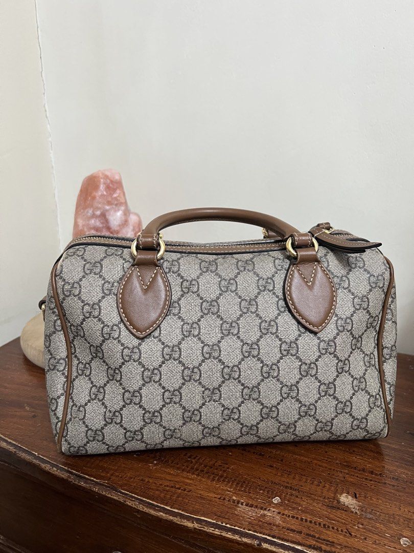 Gucci Monogram Butterfly Speedy Boston Bag (Category: Luxury Bags & Wallets) located in Manila. Submitted by iaaaaamtc (Listing ID 1442807576, Image 2). Description: .