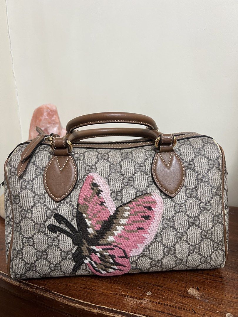 Gucci Monogram Butterfly Speedy Boston Bag (Category: Luxury Bags & Wallets) located in Manila. Submitted by iaaaaamtc (Listing ID 1442807576, Image 1). Description: .