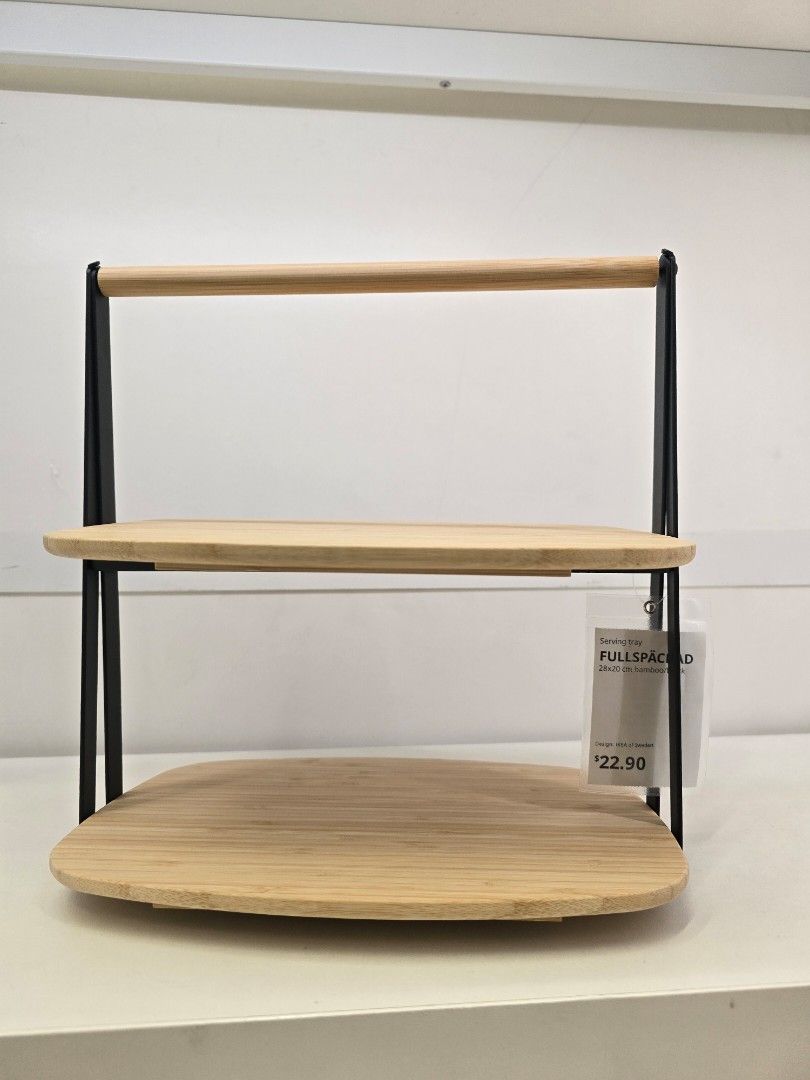 IKEA bamboo serving tray
