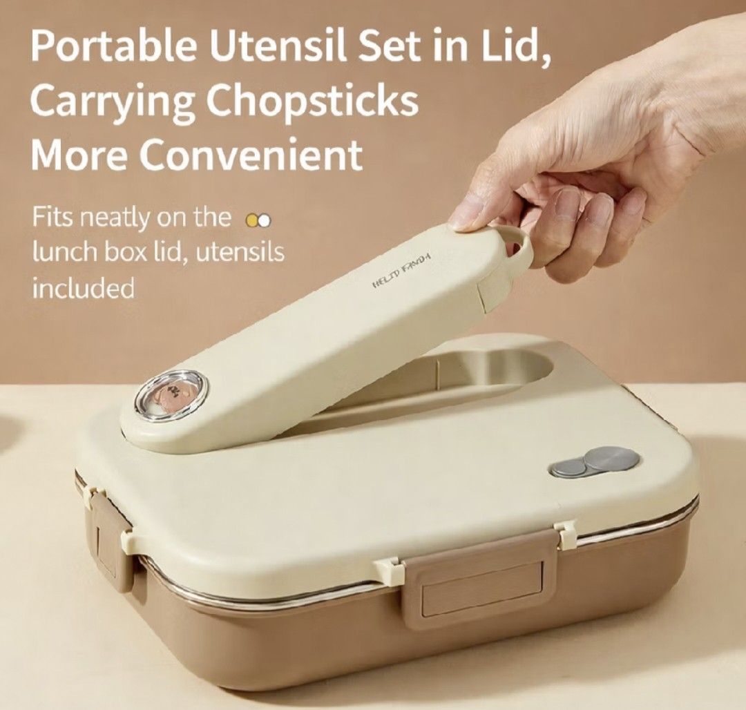 Insulated Bento Lunch box (Category: Food Organization & Storage) located in Cavite. Submitted by house_of_tabitha (Listing ID 1442843972, Image 2). Description: brand new never used duplicate order Dasmariñas, Cavite.