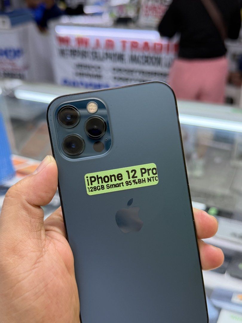 iPhone 12 Pro 128GB 95%BH SMARTLOCKED 95%smooth No issues (Category: iPhone 12 Series) located in San Juan City. Submitted by saabangadgetshop (Listing ID 1442889583, Image 2). Description: Onhand | Pre-owned iPhone 12 Pro 128GB Smartlocked NTC APPROVED Battery Health 95% NO HIDDEN ISSUES NO HISTORY OF REPAIR 95%Smooth TEST TO SAWA RESET ALL YOU WANT TEST ALL YOU WANT NOT REFURBISHED AUTHENTIC PHONE ALL WORKING (FREE 3UTOOLS) iPhones iPads only �