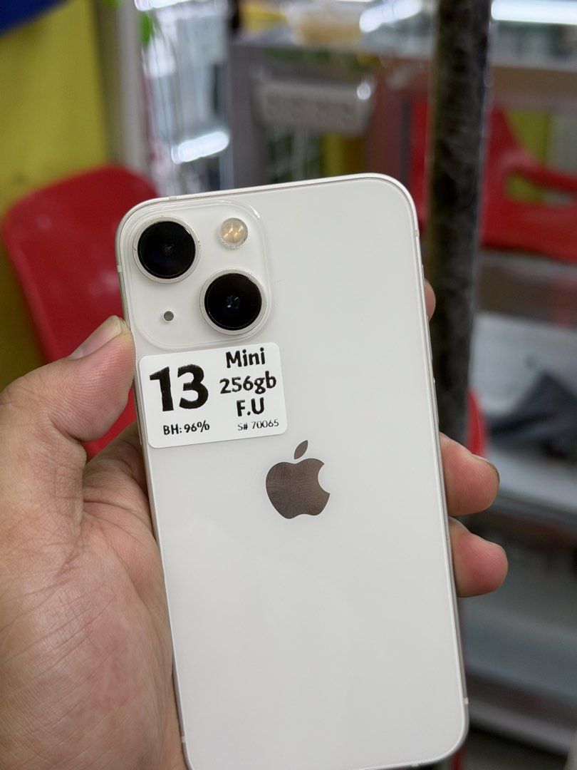 iPhone 13 Mini 256GB 96%BH Openline 99%smooth No issues (Category: iPhone 13 Series) located in San Juan City. Submitted by saabangadgetshop (Listing ID 1442892429, Image 3). Description: Onhand | Pre-owned iPhone 13 Mini 256GB OPENLINE Battery Health 96% NO HIDDEN ISSUES NO HISTORY OF REPAIR 99%Smooth TEST TO SAWA RESET ALL YOU WANT TEST ALL YOU WANT NOT REFURBISHED AUTHENTIC PHONE ALL WORKING (FREE 3UTOOLS) iPhones iPads only 🆓Freebies ✅Charge