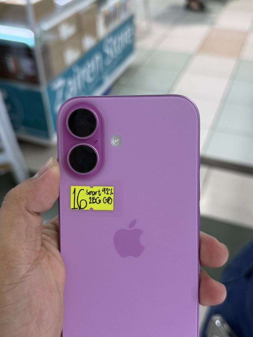 iPhone 16 256GB 92%BH Smartlocked 99%smooth No issues (Category: iPhone 16 Series) located in San Juan City. Submitted by saabangadgetshop (Listing ID 1442892752, Image 1). Description: Onhand | Pre-owned iPhone 16 256GB SMARTLOCKED NTC APPROVED Battery Health 92% NO HIDDEN ISSUES NO HISTORY OF REPAIR 99%Smooth TEST TO SAWA RESET ALL YOU WANT TEST ALL YOU WANT NOT REFURBISHED AUTHENTIC PHONE ALL WORKING (FREE 3UTOOLS) iPhones iPads only 🆓Freebie