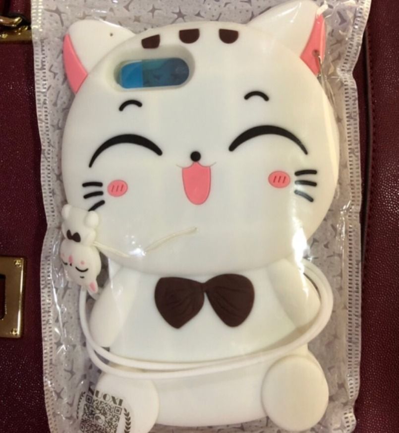 Iphone 7 plus Cat case (Category: Cases & Sleeves) located in Manila. Submitted by memorylanestore (Listing ID 1442735996, Image 1). Description: Iphone 7 plus case With Strap Brandnew.