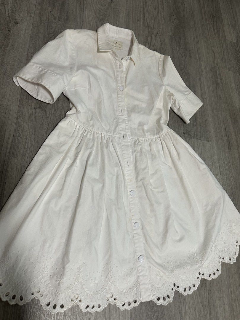 kate spade white shirt dress kate spade | Dresses | Kate Spade Satin Crepe Bow Neck Shirt Dress Chic