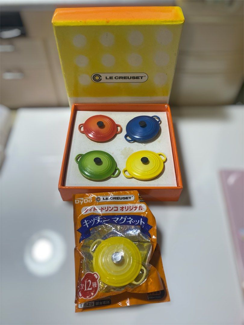 Le Creuset bundle ref magnet(miniature) (Category: Cookware & Accessories) located in Manila. Submitted by blc.iea (Listing ID 1442911236, Image 1). Description: Ref magnet or for kitchen dollhouse miniature ▪️Preloved Japan Surplus Items. ▪️As is pls manage your expectation ▪️Bawal sa maseselan ▪️Gcash Payment ▪️Courrier J&T only. ▪️No rush shipping📌.