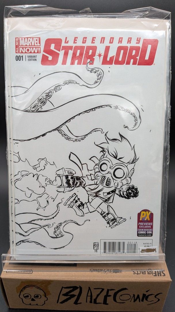 Legendary Star-Lord #1 Sketch Variant Edition Marvel Comics (Category: Comics & Manga) located in Manila. Submitted by blazecomics (Listing ID 1442808960, Image 1). Description: - Legendary Star-Lord #1 - Marvel Now! Variant Edition - Unique sketch cover art featuring Star-Lord and tentacles - Comes with PX Previews Exclusive sticker - Skottie young.