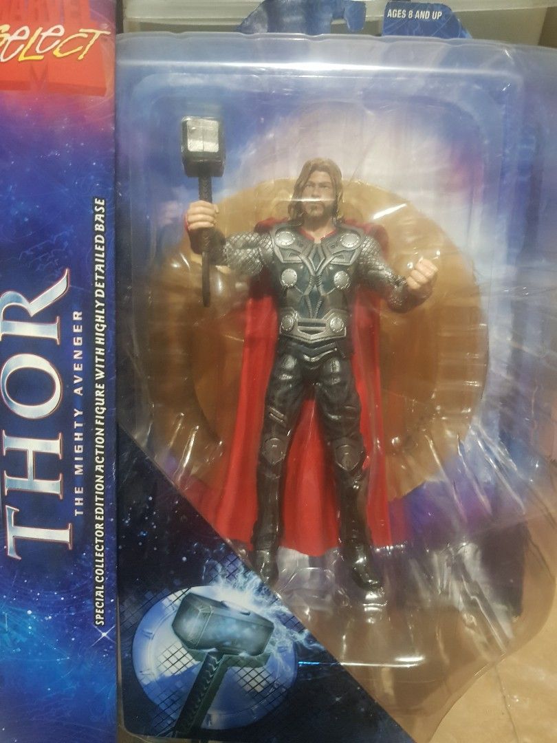 Marvel Select Thor and Marvel Select Loki (Thor 1st Movie) Avengers (Category: Figurines & Statues) located in Caloocan City. Submitted by coolwhale_8eedee (Listing ID 1442914845, Image 2). Description: 1.) Marvel Select Thor - sealed, sold as is 2.) Marvel Select Loki - sealed, sold as is Box/Packaging NOT mint ● All sales are final, no returns, no trades ● Payment: BPI, Gcash ● 1st to pay gets the item ● No reserve/reservations ● Buyer will pay