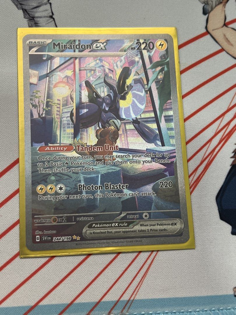 is miraidon a rare pokemon card ex SVI 253 Secret DE NM+ Ability  Tandem Unit Once during your turn Miraidon ex #253 Prices |