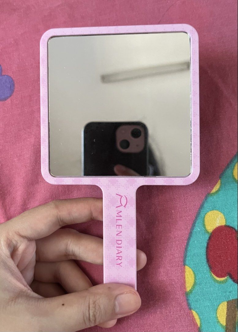 Mlen diary black cat hand mirror (Category: Face Care) located in Paranaque City. Submitted by jmbvla (Listing ID 1442796294, Image 2). Description: Received as freebie from Mlen diary online store Never used Maliit lang sya (about 8.9 cm/3.5 inches yung mismong mirror niya) RFS: Meron na akong mirror/declutter Meetup only.