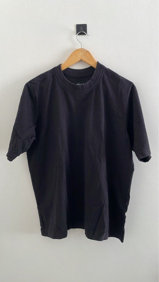 MN+LA Black T-Shirt (Category: Tshirts & Polo Shirts ) located in Manila. Submitted by deidreeching (Listing ID 1442802464, Image 1). Description: - Basic black t-shirt from MN+LA - Classic crew neck design - Short sleeves for comfort - Versatile and ideal for everyday wear.