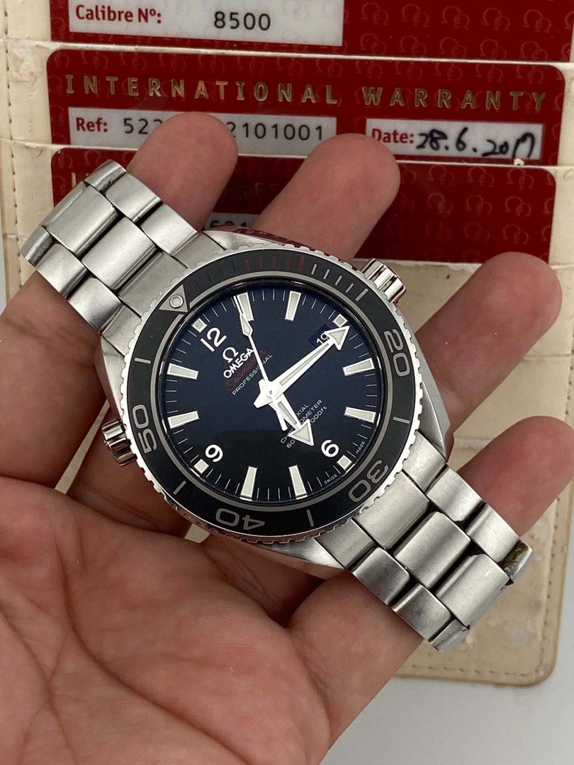 Omega (Category: Luxury Watches) located in Manila. Submitted by alvin6697 (Listing ID 1442882572, Image 3). Description: Omega Seamaster Planet Ocean 45mm Case Diameter Size Reference no. 522.30.46.21.01.001 2011 Year Model Of Purchase Automatic Machine Movement Complete Set With Box And Paper Condition : 9.6/10 205k Only . Slightly Negotiable 🥰.