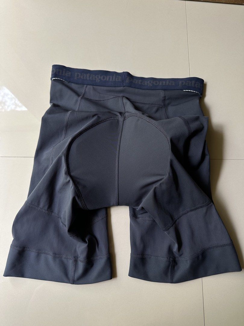 Patagonia Cycling Shorts Base Layer Men's (Category: Activewear) located in Rosales. Submitted by dariang22 (Listing ID 1442745276, Image 2). Description: - Patagonia cycling base layer shorts - color blue - Made in Vietnam - Features Patagonia logo on waistband - Ideal for cycling and other sports - Comfortable fit.