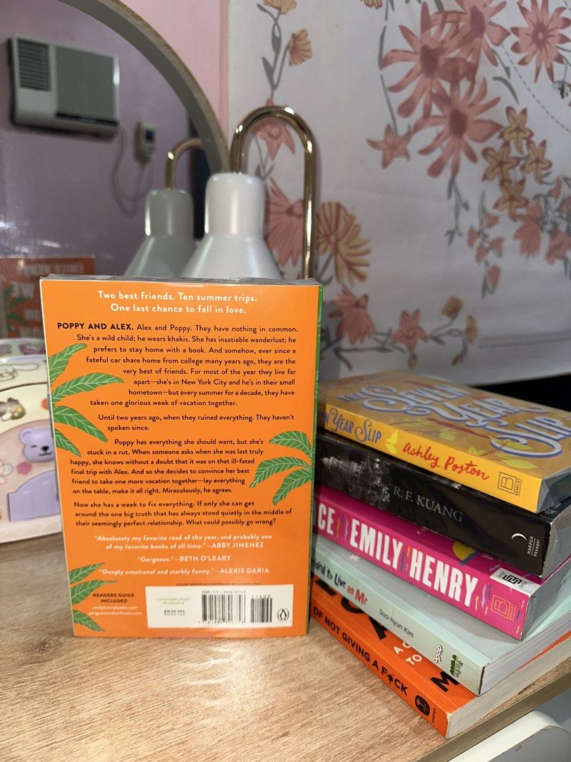 People We Meet On Vacation - Book (Category: Storybooks) located in Cabanatuan. Submitted by sabbbiee (Listing ID 1442866856, Image 2). Description: 📚 People We Meet on Vacation by Emily Henry ✨ Authentic & Preloved 📖 Paperback copy 🏠 Personal book / from my own collection 🖊️ With highlights and sticky tabs 👌 Very good condition 💰 Selling Price: PHP 350 📌 Highlights and sticky tabs were added for favorite quotes and memorable scenes. The b