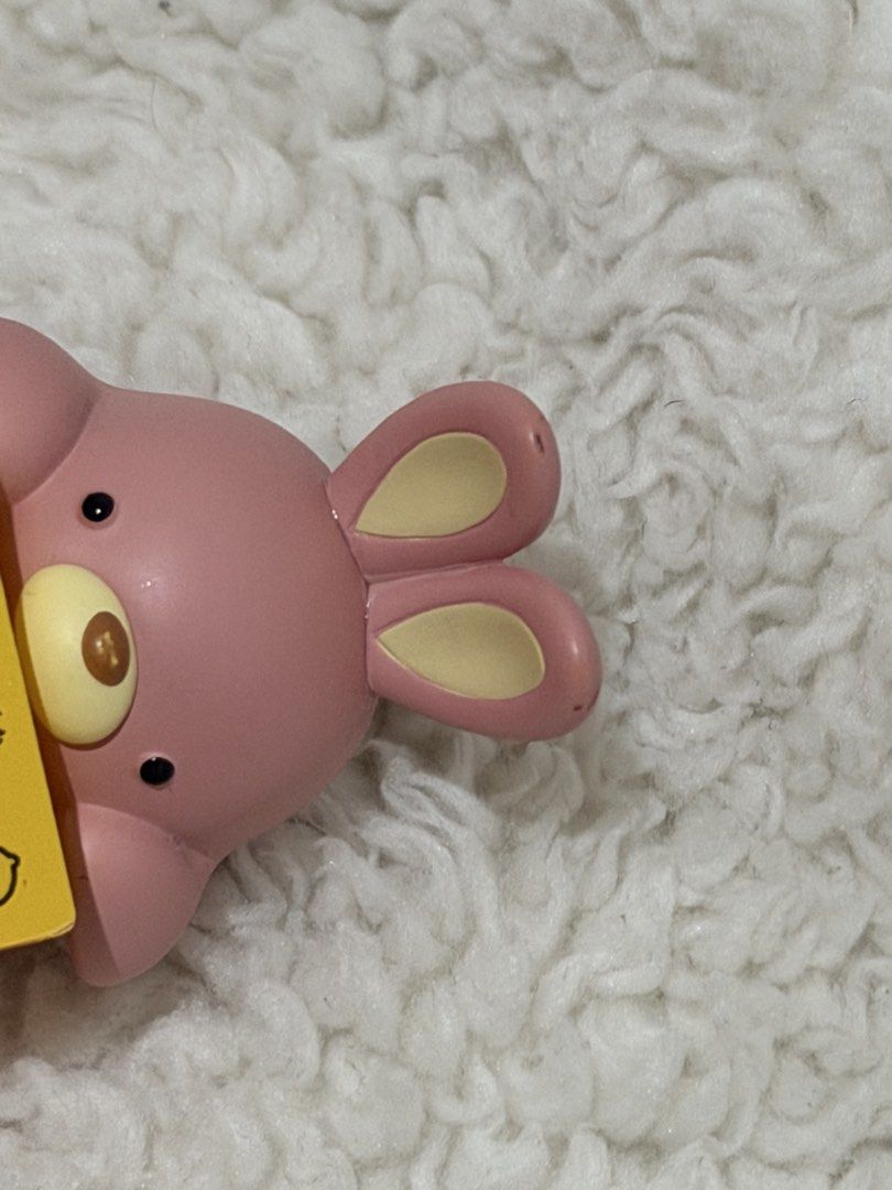 Posture Pal Rabbit Hipper (CHECK DESC) (Category: Designer & Blind Box Toys) located in Quezon City. Submitted by gem_210 (Listing ID 1442804302, Image 3). Description: > small damage on the ears (check 3rd pic) > NO BOX, NO FOIL > Bought from official fully booked store.