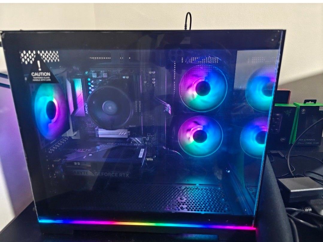 r7 7700 + rtx 5060ti gaming pc