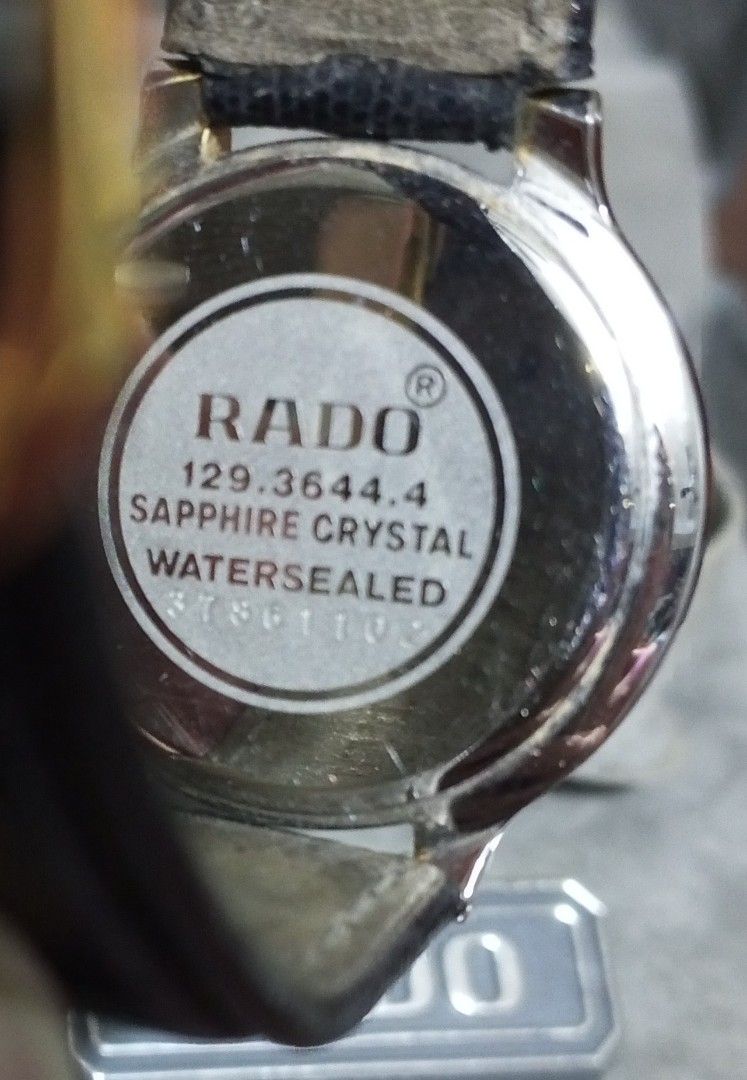 RADO FLORENCE SILVER Model No. 129.3644.4 (Category: Luxury Watches) located in Quezon City. Submitted by jeandevera (Listing ID 1442835686, Image 3). Description: AUTHENTIC.