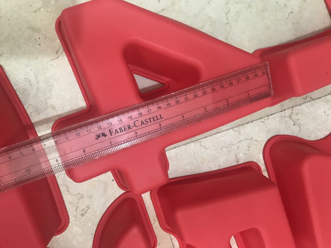 Red Silicone Number Cake Molds Set 0-9 (Category: Bakeware) located in Quezon City. Submitted by allennagisaram4 (Listing ID 1442741997, Image 2). Description: - Set of red silicone number cake molds (0-9) - Ideal for birthday cakes and celebration cakes - Made of flexible, easy-to-use, and easy-to-clean silicone - Suitable for individual or larger cake creations - Unleash your creativity in baking!.