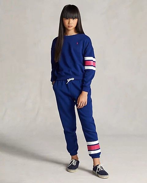 RL Polo Pants (Category: Activewear) located in Dinalupihan. Submitted by rack-808 (Listing ID 1442825570, Image 1). Description: RL polo Logo Striped Fleece Jogger Pant ‎30-32W × 35L Very good condition 10/10 color rate Need wash only (fresh from bale) Pm lang.