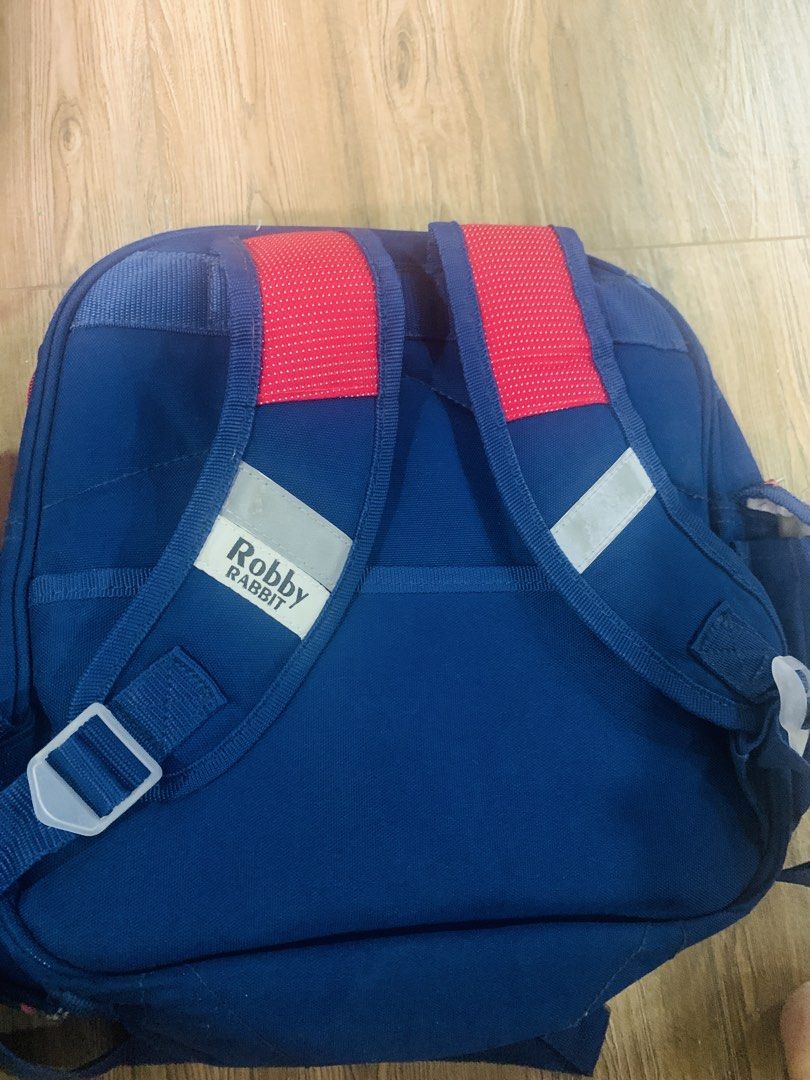 Robby Rabbit Monster Truck Backpack for Kids (Category: Backpacks) located in Rodriguez. Submitted by lovekotommm (Listing ID 1442833370, Image 3). Description: - Cool blue backpack with an awesome monster truck design. - Robby Rabbit brand. - Spacious main compartment for books and essentials. - Convenient smaller front pocket. - Adjustable, padded straps for maximum comfort. - Ideal for school, day trips, or everyday use..