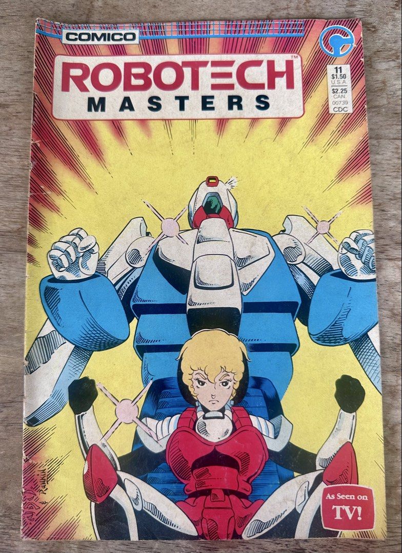 Robotech Masters #11 - Comico Comics (Category: Comics & Manga) located in Mandaluyong City. Submitted by collectorsobsessions (Listing ID 1442791367, Image 1). Description: - Comic not Mint; probably in Good to Very Good condition. - PRICE: P200.