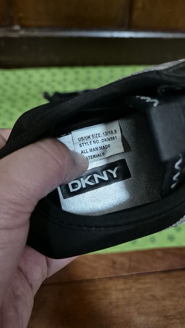 Rubber shoes for kids (Category: Babies & Kids Fashion) located in Mandaluyong City. Submitted by marlamanundo1007 (Listing ID 1442754767, Image 2). Description: - Brand: DKNY - Color: Black - Size: US 12 / UK 10.5 - like new.