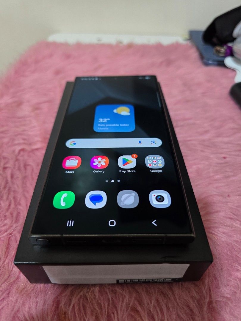 SAMSUNG S24 ULTRA 12/256 (Category: Samsung) located in Paranaque City. Submitted by jeys17 (Listing ID 1442807034, Image 1). Description: FOR SALE 💸 💯 SAMSUNG S24 ULTRA 12+12/256 DUAL SiM ✅️ NTC ✅️ SNAPDRAGON 💯 OPENLiNE 👌 FiNGERPRiNT ✔️ FACE ID 🌝✔️ SUPER SMOOTH 💯👌 MAY WARRANTY PA HANGGANG JULY 😇💯 NO HiSTORY OF REPAiR UNiT BOX ONLY BATTERY 🔋💯 💪 UNLI CHECK SA MEETUP 💯✅️ ₱ 32K 💸💯..