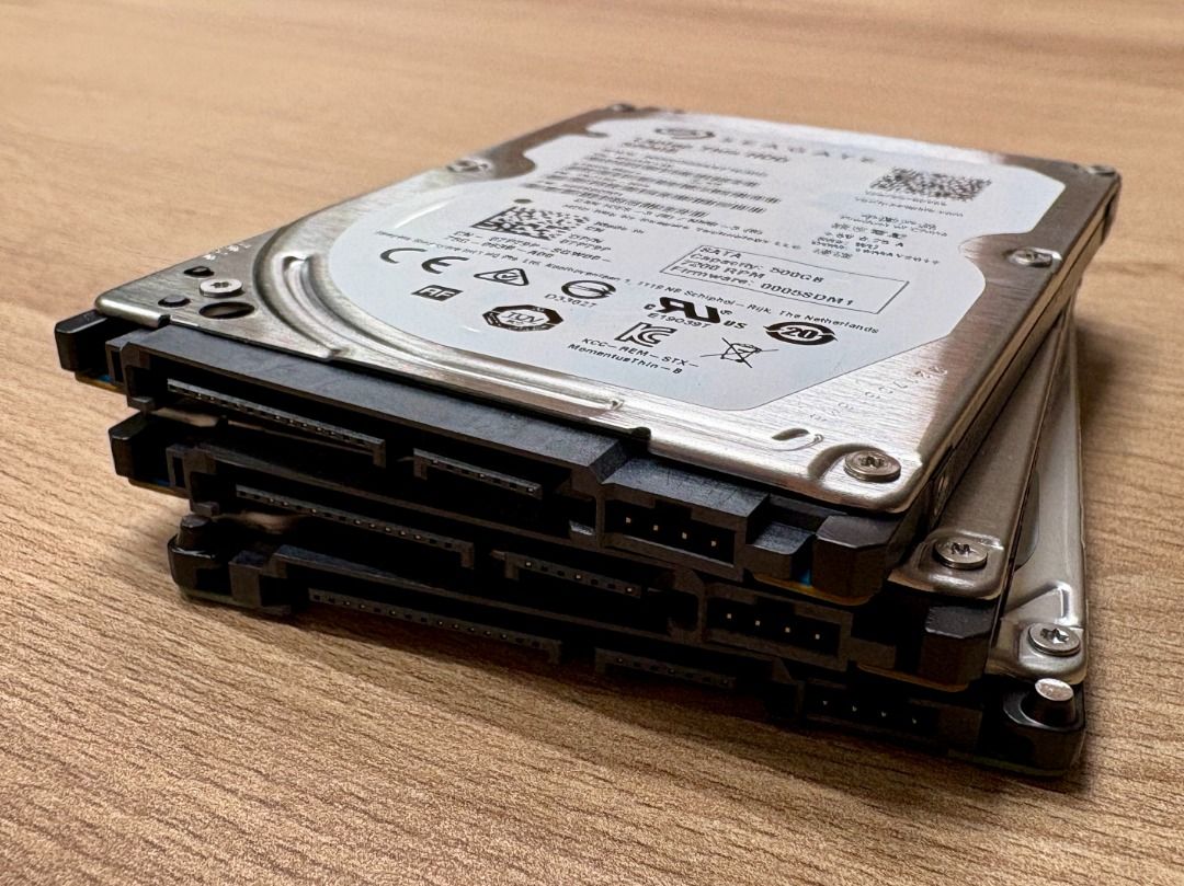 500GB 2.5" SATA HDD Hard Drives - Seagate & WD