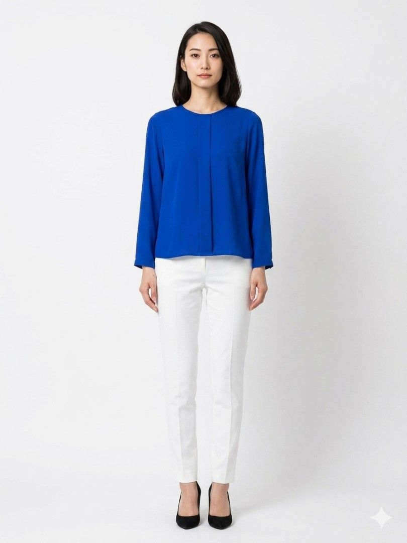SHEIN BASIC CHIFFON BLOUSE (Category: Blouses) located in Sepang. Submitted by miss.twolips (Listing ID 1442883952, Image 2). Description: Price does not include shipping fees ❤️❤️❤️❤️❤️❤️❤️❤️ PLEASE BACA SEBELUM BELI: ❤️ ADA 5 OWNER BAJU DALAM NI. 2 admin ❤️ BAJU DARI PELBAGAI SOURCES (ada new item/ warehouse sale/ customade/preloved / baju yang tak berkenan beli kat seller lain pun akan diletgo semula di sini, etc) ❤️ TAK SESUAI UNTUK FUSSY BUY