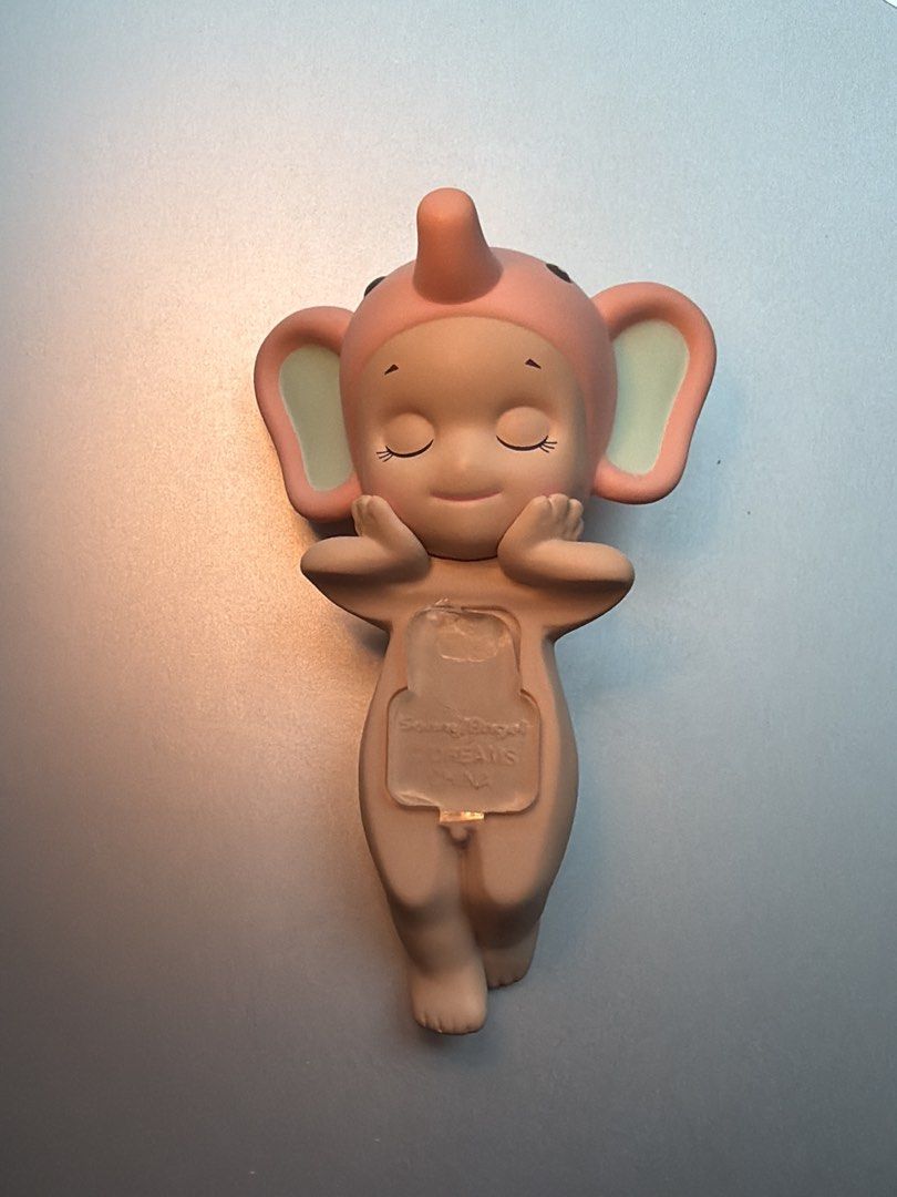 Sonny Angel Hipper Dreaming Series Decorative Mini Figure- Elephant (Category: Designer & Blind Box Toys) located in Singapore. Submitted by rrcy_rie (Listing ID 1442773021, Image 2). Description: - Sonny Angel Hipper figure - Dreaming Series - Design: Elephant - Original box and packaging included, opened to see design only - Decorative mini figure - Selling at a fixed price of $15. Meet up at my convenience. Otherwise, willing to trade for shee