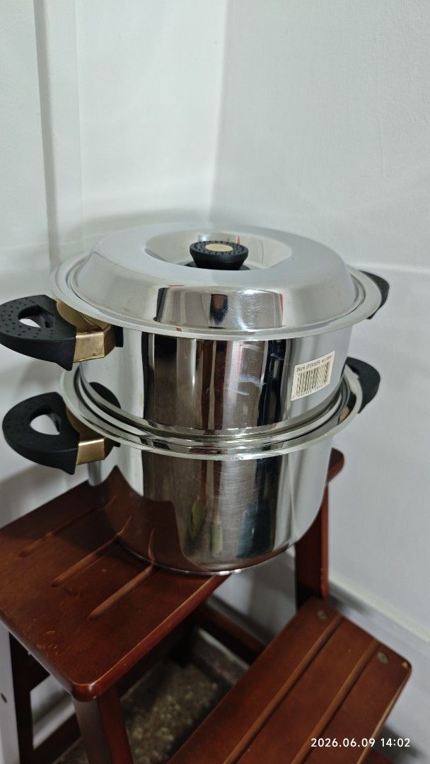 Stainless Steel Steamer Pot Set with Lid