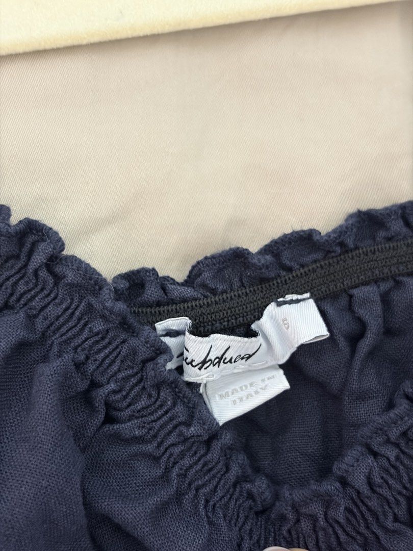 SUBDUED Blue Tiered Camisole Top (Category: Sleeveless) located in Manila. Submitted by lovedbylz (Listing ID 1442782929, Image 2). Description: .