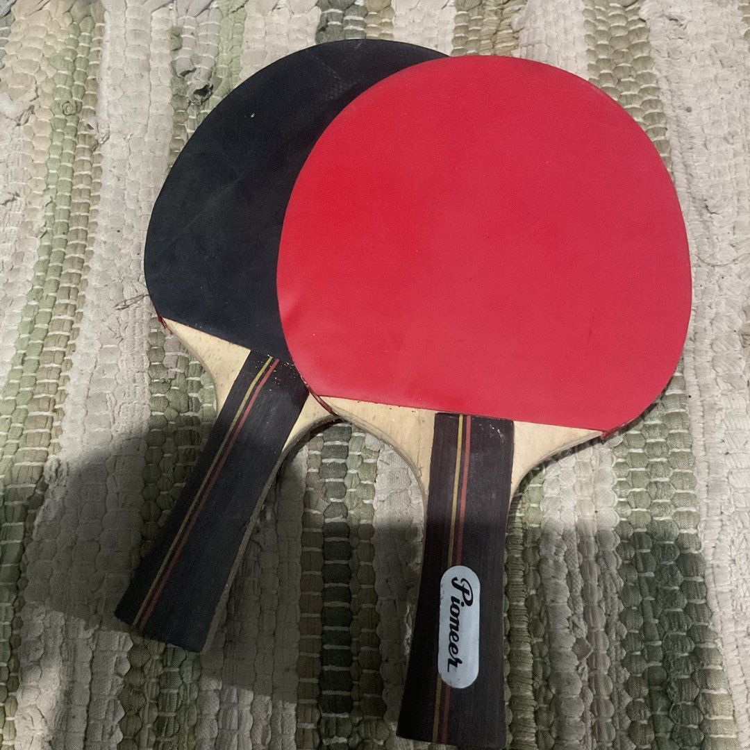 Table Tennis Paddles with Case (Category: Other Sports Equipment and Supplies) located in Cabanatuan. Submitted by eihcin (Listing ID 1442891347, Image 3). Description: - Set of 2 Bona table tennis paddles - Includes black carrying case with Bona logo - Ideal for casual play or practice sessions bona P250 pioneer P150 both P350 RFS: need money MOP: Gcash Courier: J&t and LBC only.