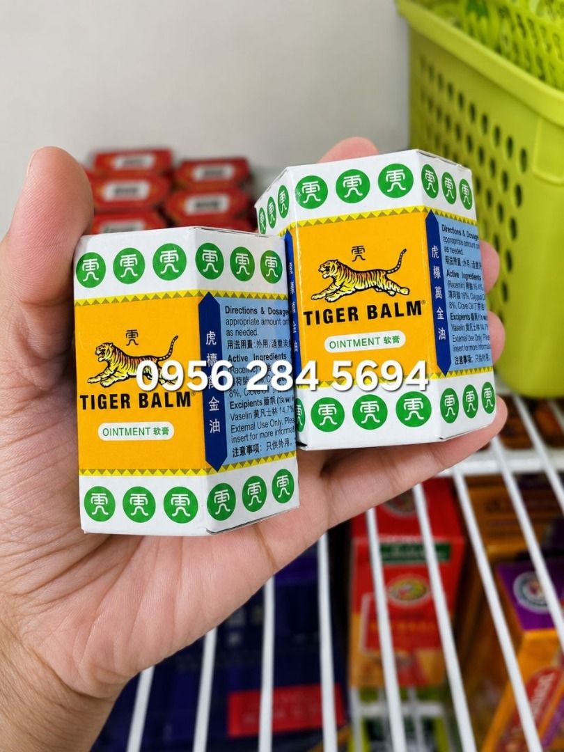 Tiger Balm Red / White Ointment 30g (Category: Insect Repellents) located in Makati City. Submitted by itsgabistar (Listing ID 1408580155, Image 2). Description: White Tiger Balm: Better for headaches, colds, and nasal congestion. Red Tiger Balm: Stronger warming effect, often preferred for muscle and joint pain. *** Imported items. Ships from Korea, Japan, Thailand, Malaysia, Vietnam, China & Singapore..