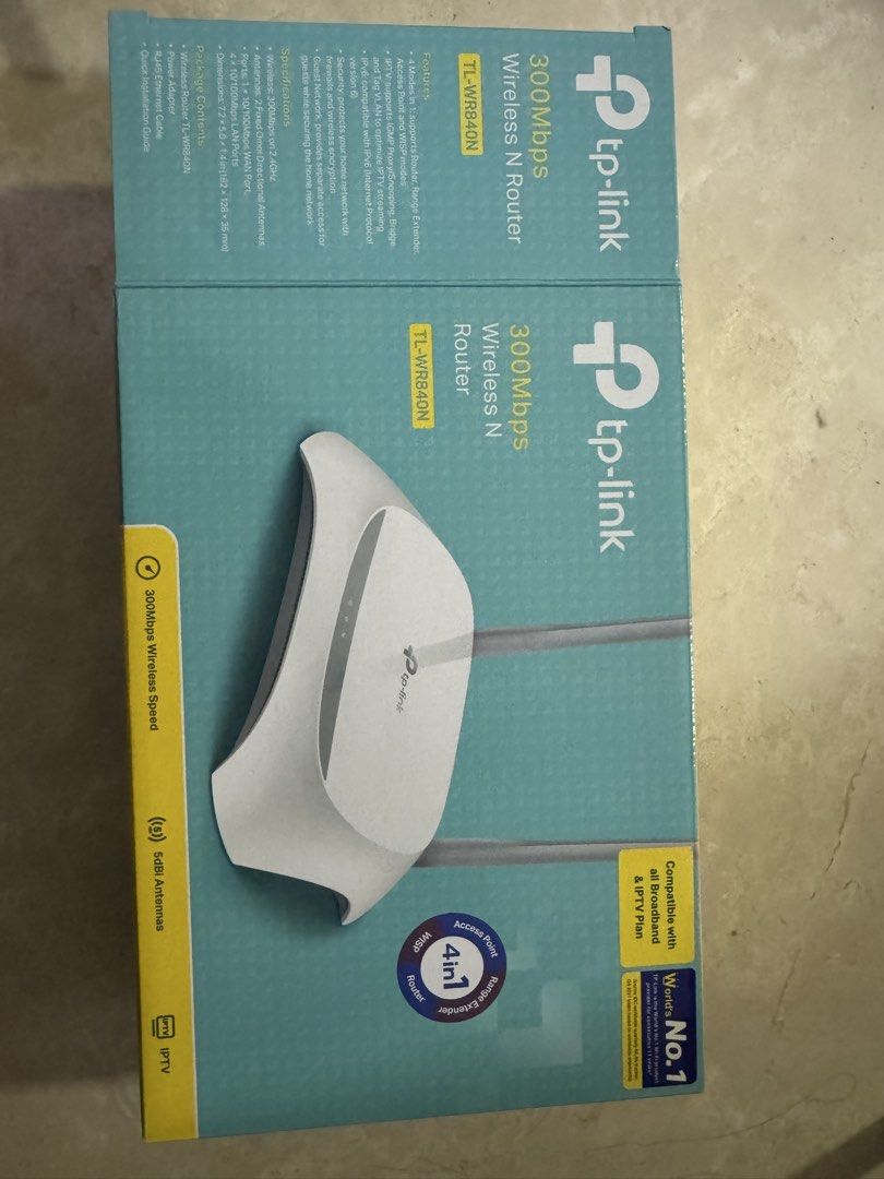 TP-Link TL-WR840N 300Mbps Wireless N Router