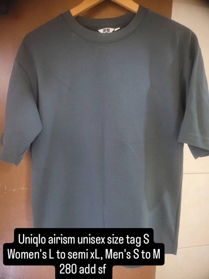 Uniqlo airsm unisex oversized (Category: Shirts) located in Quezon City. Submitted by argigi (Listing ID 1442837331, Image 1). Description: Ask first if available oversized .