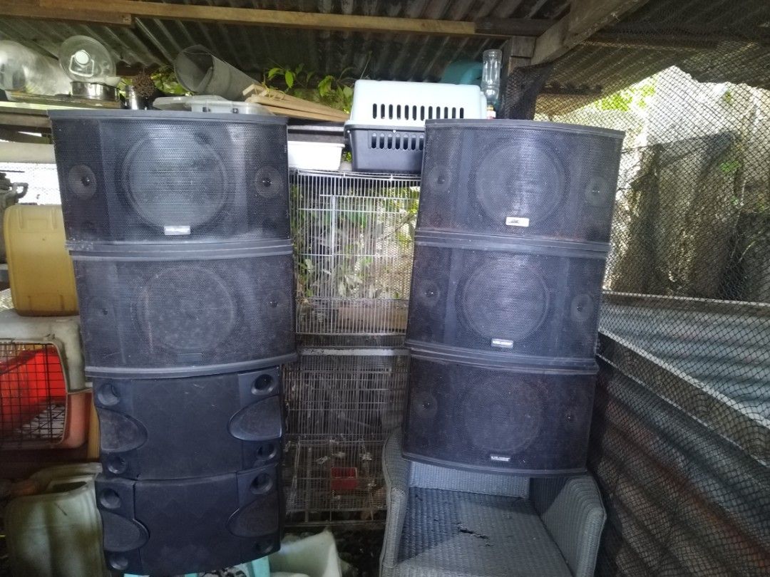 usaudio kr100i (Category: Soundbars, Speakers & Amplifiers) located in Pasay City. Submitted by limapmap (Listing ID 1442757305, Image 3). Description: 7pcs issue yong box mejo may damage good condition mga speaker.