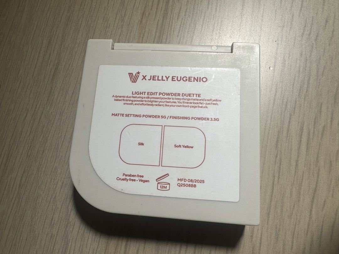 Vice Cosmetics Jelly 2 Light Edit Powder Duette (Category: Makeup) located in Pasay City. Submitted by 10thavenue (Listing ID 1442837338, Image 3). Description: Please see more photos for current condition. RFS: Not using it any more, sayang naman!.